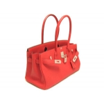エルメス  ショルダーバーキン/ゼラニウム×シルバー金具 he-ba-3775