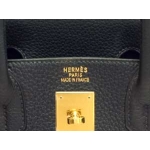 エルメス  オータクロア 28/ブルーインディコ×ゴールド金具 he-ba-3690