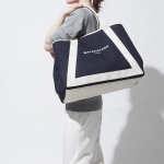バレンシアガ BALENCIAGA トートバッグ ブルー レディース ギフト プレゼント  NAVY CABAS M ネイビー カバ 339936 k9h1n 4092​