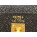 エルメス ケリー 28/32 黒×ゴールド金具 he-ba-5082