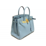 エルメス/バーキン 25/30/35 ブルーラン×ゴールド金具 he-ba-3783
