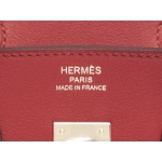 エルメス バーキン 25/30/35 ルージュグルナード×シルバー金具 he-ba-4975