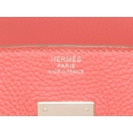 エルメス/バーキン 25/30/35 ローズリップスティック×シルバー金具 he-ba-5278
