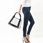 バレンシアガ BALENCIAGA トートバッグ ネイビーカバス ストライプ ロゴ S ナチュラルベージュ&ブラック  レディース 339933 KMZAN 9210 ​