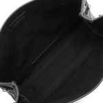 バレンシアガ BALENCIAGA トートバッグ/ショルダーバッグ ネイビーカバスストライプ ロゴ XS ブラック&ブランホワイト 390346 KMZAN 1000  レディース