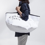 セリーヌ CELINE トートバッグ ホワイト レディース ギフト プレゼント 大容量 ビッグ 通勤 18635 2b3d 01wb メイド・イン ミディアム