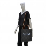 セリーヌ バッグCELINE  ショルダー スモール カバ ヴァーティカル トリオンフ キャンバスバッグ タン 19154 2BZK 04LU