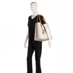 セリーヌ CELINE  ホリゾンタル キャンバス トートバッグ CABAS M ロゴプリント 19216 2BNZ 02NT