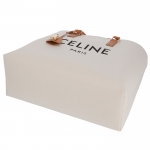 セリーヌ CELINE ホリゾンタル キャンバス ロゴプリント トートバッグ CABAS CELINE ベージュ系 19006 2BNZ 02NT
