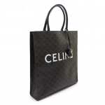 セリーヌ トートバッグ メンズ 19097 2BRJ 38NO カバ バーティカル キャンバス トリオンフキャンバス ブラック 黒 CELINE VERTICAL BLACK