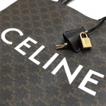 セリーヌ トートバッグ メンズ 19097 2BRJ 38NO カバ バーティカル キャンバス トリオンフキャンバス ブラック 黒 CELINE VERTICAL BLACK