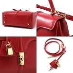 セリーヌ CELINE ハンドバッグ2WAY レッド レディース ギフト プレゼント レザー 18800 3bey 27ed 16 セーズ SMALL