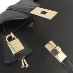 セリーヌ ハンドバッグ CELINE 18737 3BEY 38NO レディース ショルダーバッグ 16 ミディアム レザー ブラック 黒