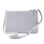 セリーヌ CELINE ショルダーバッグ グレー レディース ギフト プレゼント レザー 本革 グレー 16511 3eta 08gc Trio トリオ