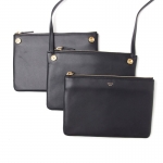セリーヌ CELINE ショルダーバッグ LARGE TRIO トリオ LEATHER Black ブラック系 17145 3eta 38no レディース