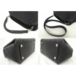 ルイヴィトン LOUIS VUITTON 2WAY ハンドバッグ バビロンPM ノワール ストラップ付 マヒナ M50031