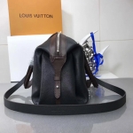ルイ ヴィトン LOUIS VUITTON マヒナ アステリア 2way ハンド ショルダー バッグ レザー ノワール M54671