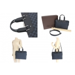 ルイ・ヴィトン LOUIS VUITTON ポルト・ドキュマン・ジュール N42241 ダミエ・コバルト メンズ ビジネスバッグ