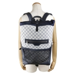 ルイヴィトン リュックサック Louis Vuitton N40018 バッグ ダミエ アズール DAMIER AZUR マッチポイント・バックパック メンズ AZURE オフホワイト/ネイビー