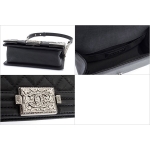 シャネル CHANEL バッグ レディース ショルダーバッグ ボーイシャネル ココマーク ブラック A90422 Y08804 BLACK