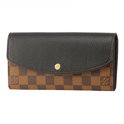 ルイ・ヴィトン LOUIS VUITTON ダミエ 財布 長財布 ノワール N61261 