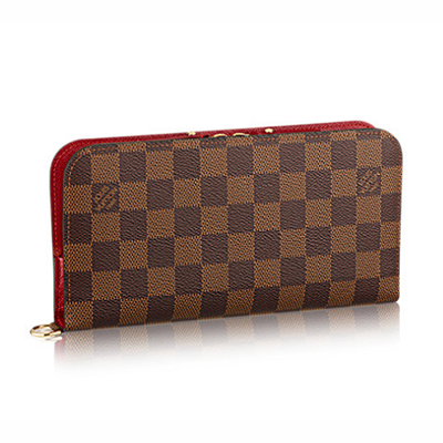 ルイヴィトン 財布 LOUIS VUITTON 二つ折り長財布【ポルトフォイユ・アンソリット】 ダミエ・エベヌ キャンバス n63547