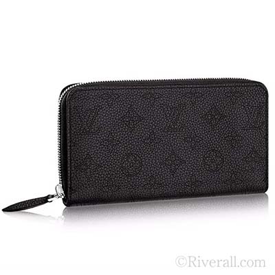 ルイヴィトン  LOUIS VUITTON サイフ LV ランドファスナー長財布 「ジッピー・ウォレット」 ノワール マヒナ m58428