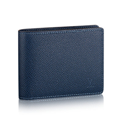 ルイヴィトン LOUIS VUITTON タイガ 財布 二つ折り グラシエ グレー M32809