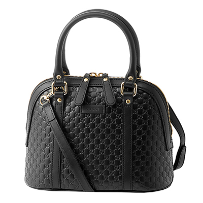グッチ ハンドバッグ GUCCI  マイクロ グッチ シマ  レディース BLACK ブラック 黒 クロスボディ 2WAY GG 型押し エレガント 449654 BMJ1G 1000​
