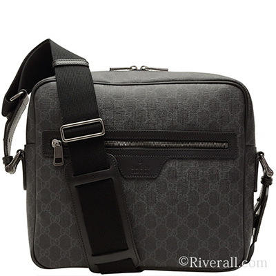 グッチGUCCI 斜めがけショルダーバッグ メンズ グレー/ブラック 368552khn7r1078 