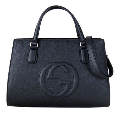 グッチ GUCCI 2WAY ハンドバッグ レディース ソーホー SOHO レザー ブラック A4サイズ 収納可能 431571 CAO0G 1000