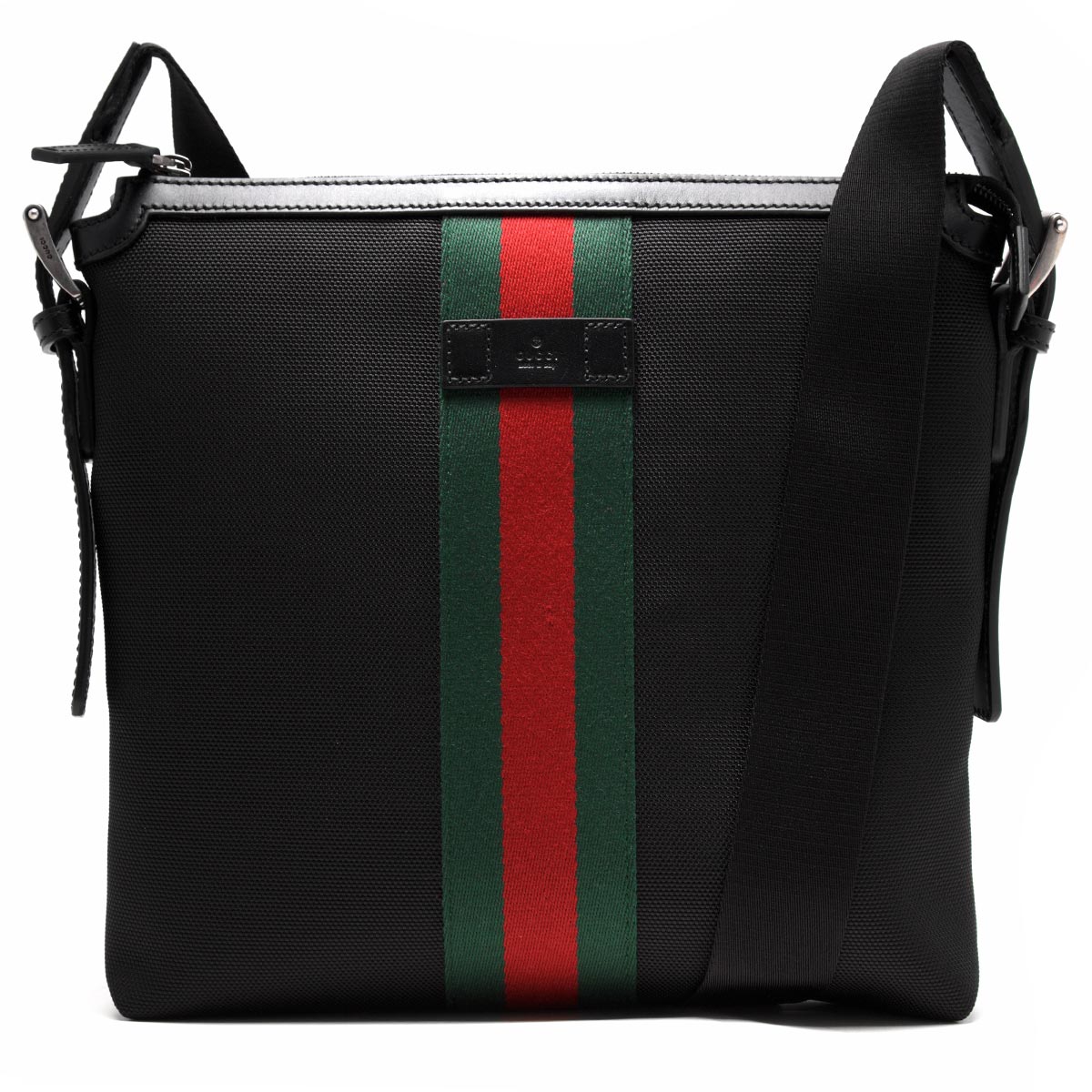 グッチ GUCCI ショルダーバッグ ウェブバンド スモール WEB SMALL ブラック  メンズ 387111 KWT7N 1060