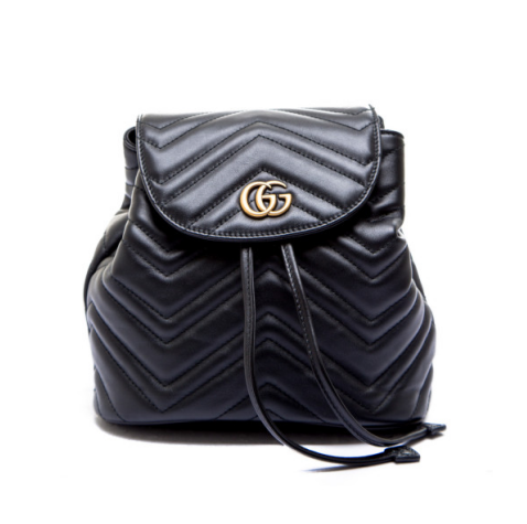 グッチ GUCCI GGマーモント キルティング レザー バックパック リュックサック ブラック [レディース] 528129 DRW4T 1000 
