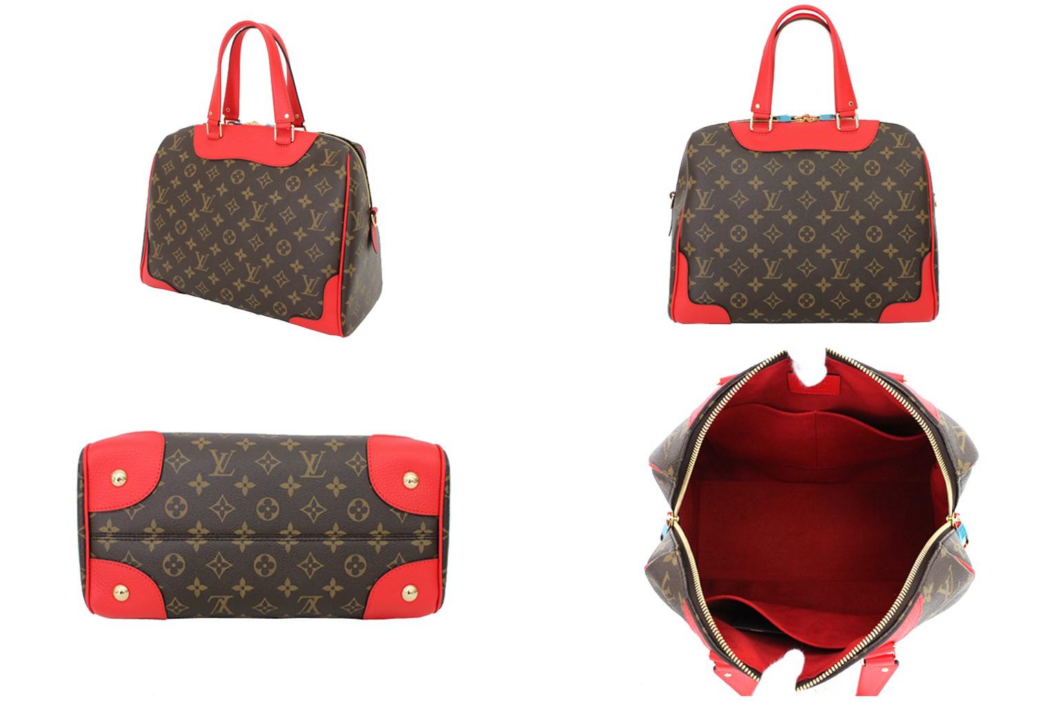 LOUIS VUITTONルイヴィトン バッグLV 2Wayハンドバッグ トートバッグ 「レティーロ」 モノグラム×カウハイドレザー m50057 