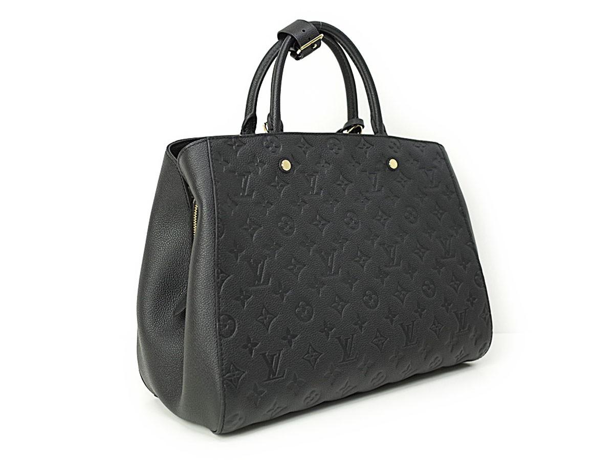 ルイヴィトンLOUIS VUITTON　モノグラムアンプラント　モンテーニュGM　2Wayハンドバッグ ノワール M41069