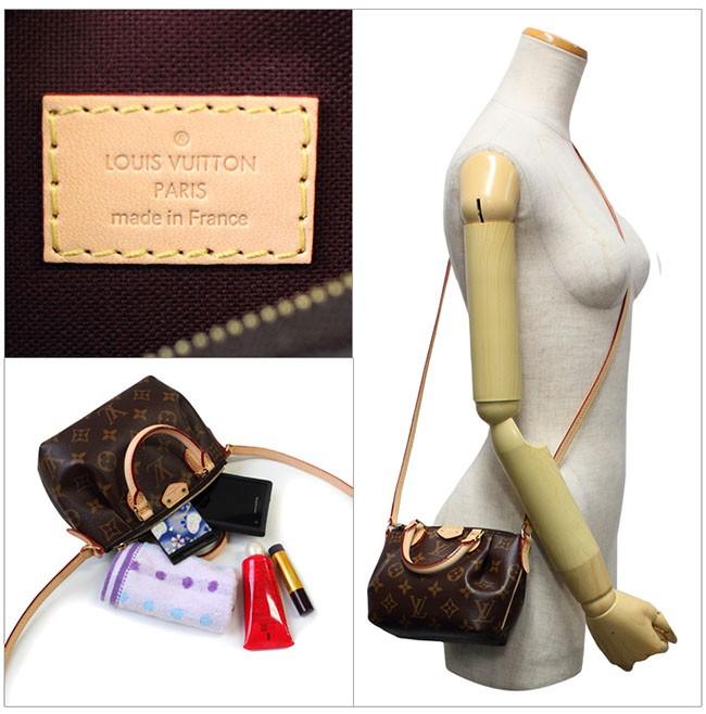 ルイヴィトンLOUIS VUITTON モノグラム　LV　2WAY　ミニバッグ　斜めがけ　クロスボディバッグ　ナノ・テュレン　M61253