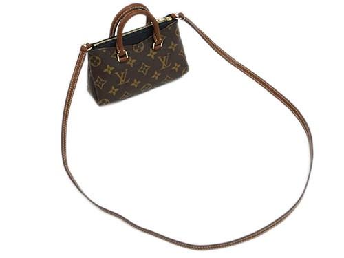 ルイヴィトン LOUIS VUITTON モノグラム LV 2WAY ミニバッグ 斜めがけ クロスボディバッグ ナノ・パラス ノワール　M61416