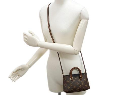 ルイヴィトン LOUIS VUITTON モノグラム LV 2WAY ミニバッグ 斜めがけ クロスボディバッグ ナノ・パラス ノワール　M61416