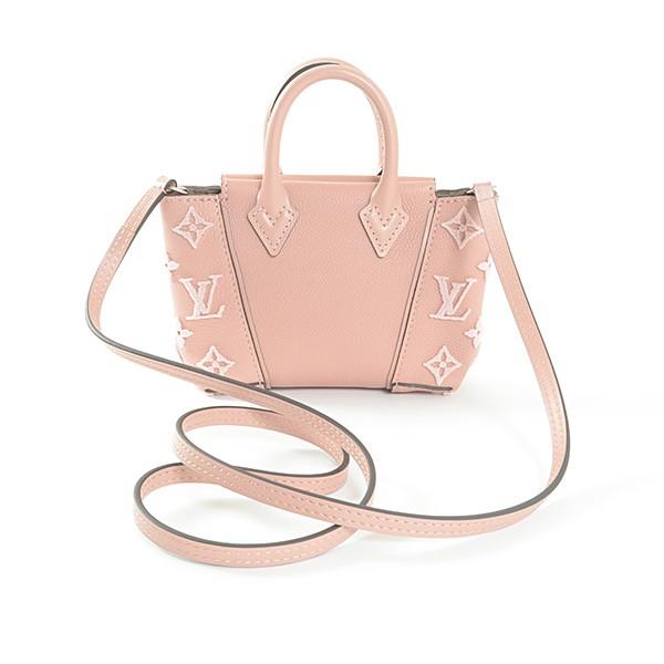 ルイヴィトン LOUIS VUITTON バッグ レディース ショルダーバッグ ハンドバッグ ヴォーカシミール・レザー ナノ・W マグノリア ピンク M61257
