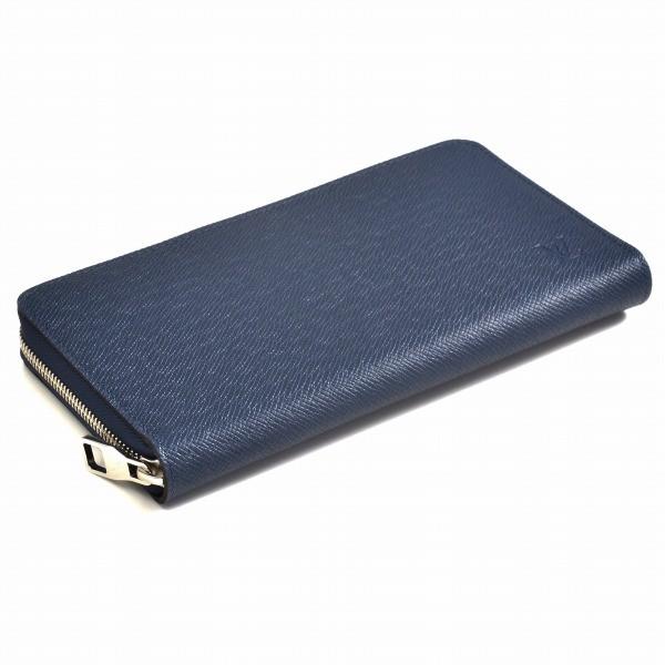 ルイヴィトンLOUIS VUITTON  メンズ ジッピー・オーガナイザー ラウンドファスナー長財布 ネイビー M30515 