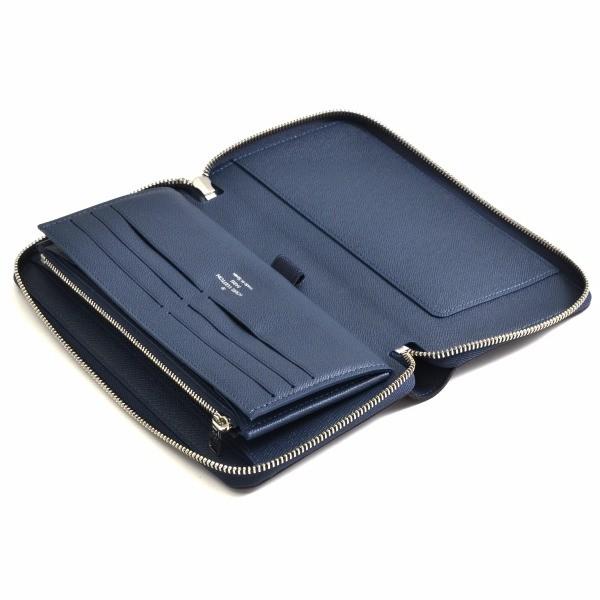 ルイヴィトンLOUIS VUITTON  メンズ ジッピー・オーガナイザー ラウンドファスナー長財布 ネイビー M30515 