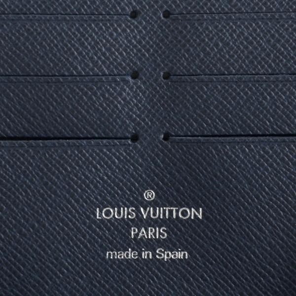 ルイヴィトンLOUIS VUITTON  メンズ ジッピー・オーガナイザー ラウンドファスナー長財布 ネイビー M30515 
