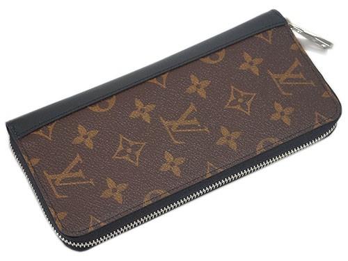 ルイヴィトン ラウンドジップ長財布 メンズ モノグラム・マカサー ジッピー・ウォレット ヴェルティカル M60109​