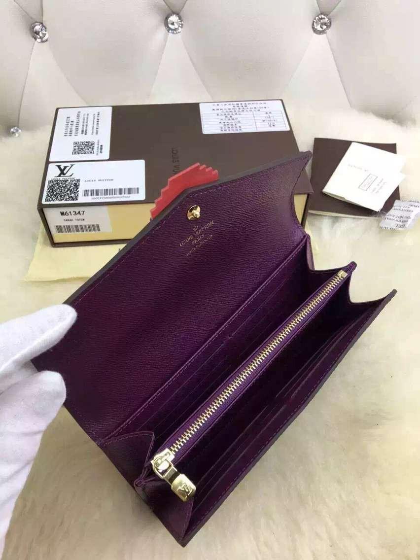 ルイ・ヴィトン  ポルトフォイユ・サラ 財布 モノグラム・キャンバス magenta M61347​