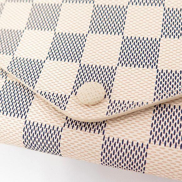 ルイ・ヴィトン 長財布 小銭入れあり さいふ サイフ VUITTON ヴィトン ポルトフォイユ ジョセフィーヌ ダミエアズール N63545