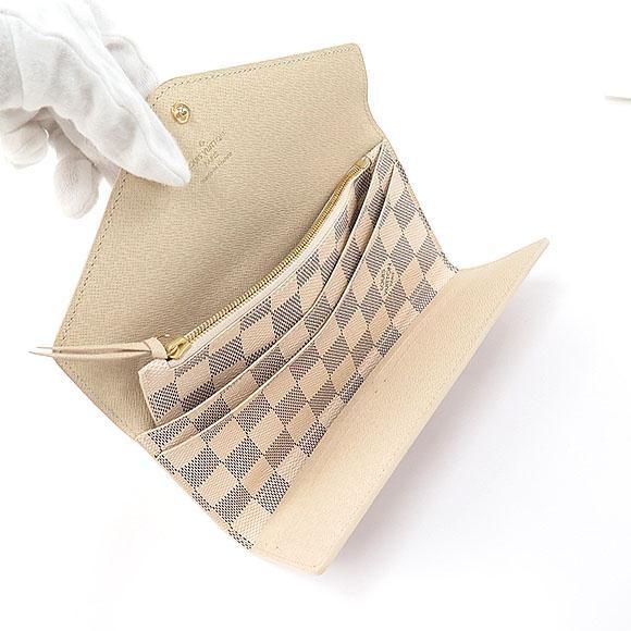 ルイ・ヴィトン 長財布 小銭入れあり さいふ サイフ VUITTON ヴィトン ポルトフォイユ ジョセフィーヌ ダミエアズール N63545