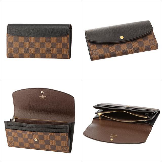 ルイ・ヴィトン LOUIS VUITTON ダミエ 財布 長財布 ノワール N61261 