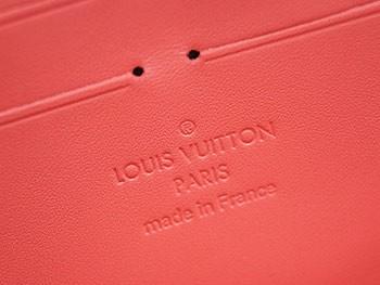 ルイヴィトン LOUIS VUITTON　モノグラム・ヴェルニ レイユール ラウンドジップ長財布 ジッピーウォレット ポピーペタル M58036