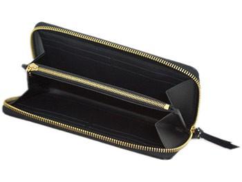 ルイヴィトンLOUIS VUITTON　ヴェルニ　ラウンドファスナー長財布　ポルトフォイユ・クレマンス　ノワール　M90920