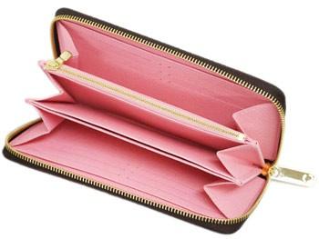 ルイヴィトン財布 LOUIS VUITTON　 モノグラム　ジャングル・ドット ジッピーウォレット シュガーピンクポピー　M41908